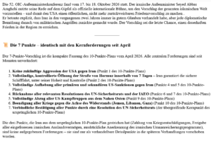 micro-ai-cast +Clip/ OIC-Konferenz: Iran legt erneut (bekannten) 7-Punkte-Friedensplan vor