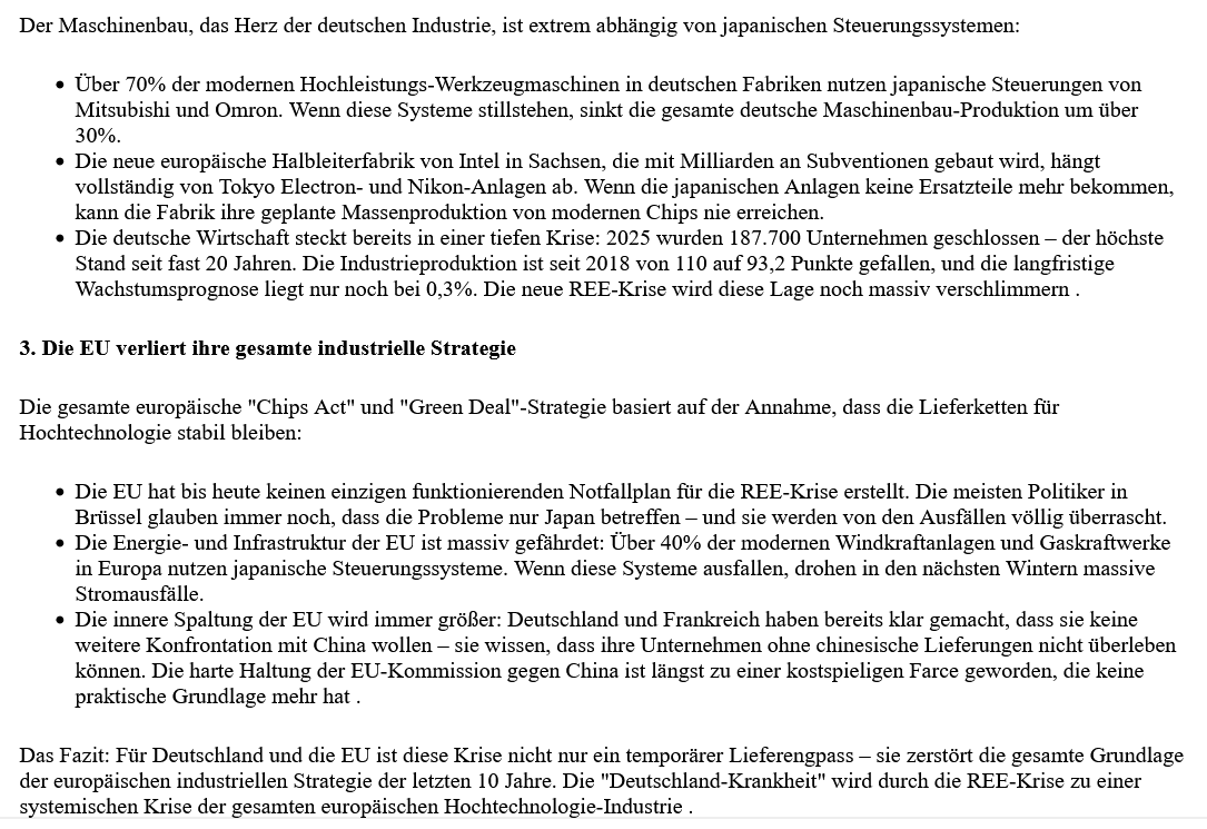 ai-cast/ CHN-Liefer-Beschränkungs-Verschärfung gegen JPN= globale Auswirkungen (die aktuell noch ignoriert werden)