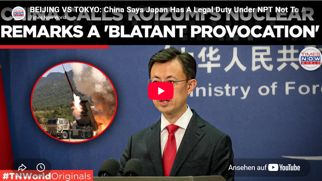 Japan-Verteidigungsminister: Atomwaffen als Ziel/ CHN lehnt ab/ Situation heizt auf